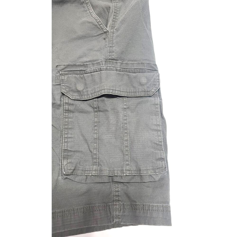 True nation men's cotton cargo shorts size 52 green - Picture 5 of 9